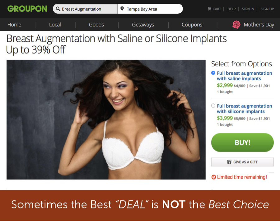 Breast Augmentation with Silicone Implants