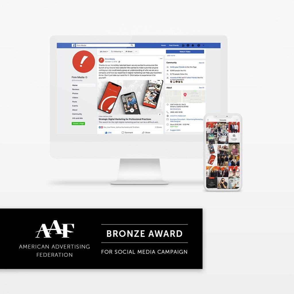 American Advertising Federation - Bronze Award for Social Media Campaign